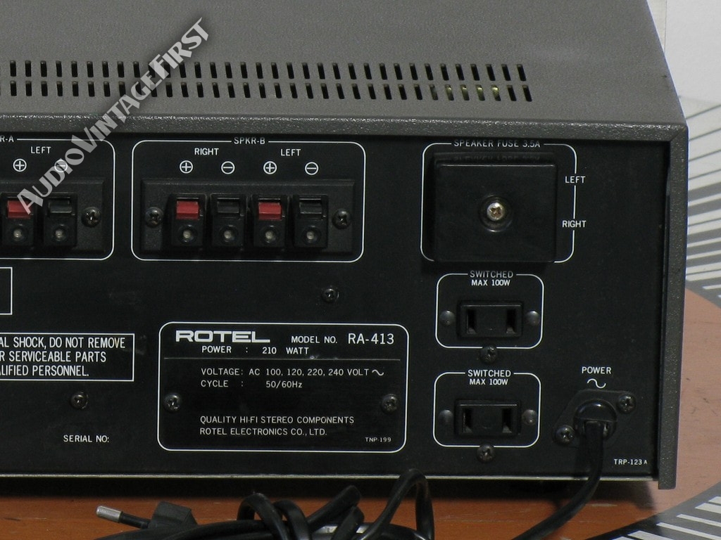 RA-412 AudioVintageFirst